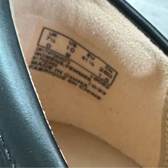 Clarks Stayso Edge Black Leather New