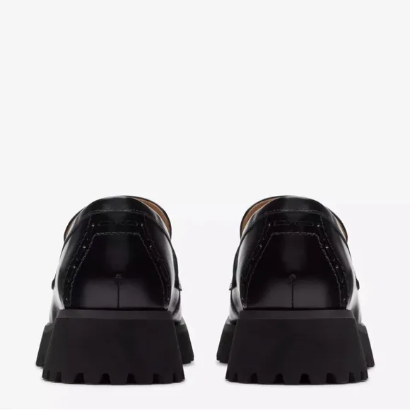 Clarks Stayso Edge Black Leather New
