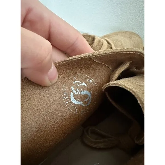 Clarks Wallabee Chukka Leather Suede Boots Heritage 80s Tan Brown Men's Size 11