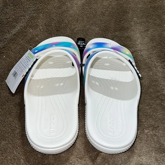 Classic Crocs Solarized Sandals Shoes Men’s Size 12 NWT, NWOB Jibbitz Charms