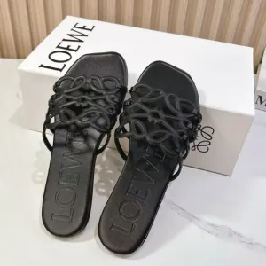 🍰🍰Classic Loewe Black Sandals