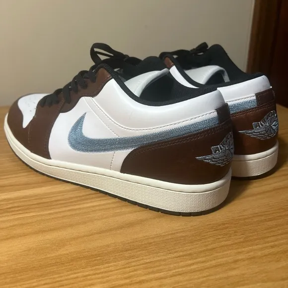 CLEAN Jordan Nike Air Retro 1 Low SE Brown Blue Gray