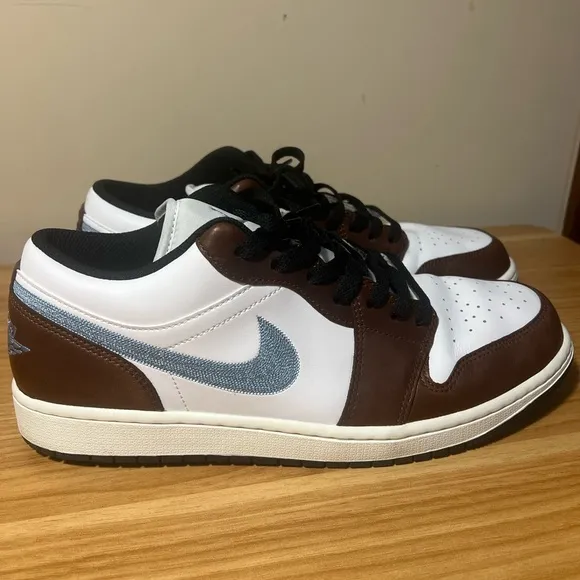 CLEAN Jordan Nike Air Retro 1 Low SE Brown Blue Gray