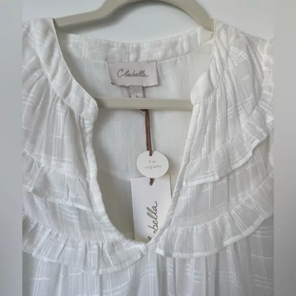 Cleobella Elliot Mini Dress White - Size S