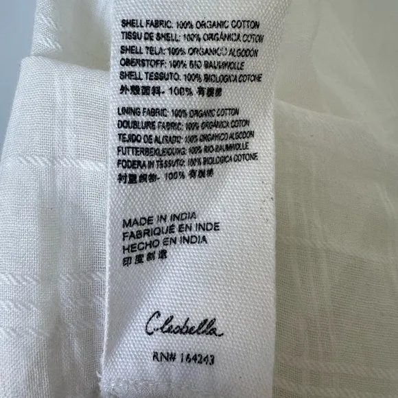 Cleobella Elliot Mini Dress White - Size S