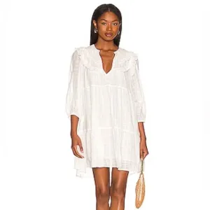 Cleobella Elliot Mini Dress White - Size S