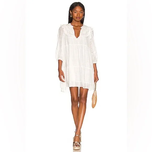 Cleobella Elliot Mini Dress White - Size S