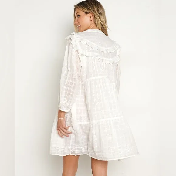Cleobella Elliot Mini Dress White - Size S