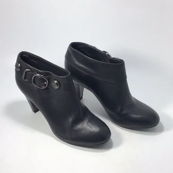 Coach Alexie Matte Calf Ankle Boots Size 7.5 B.