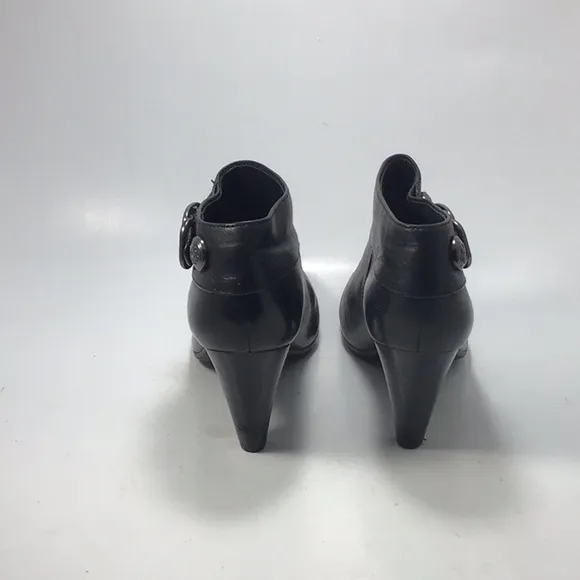 Coach Alexie Matte Calf Ankle Boots Size 7.5 B.