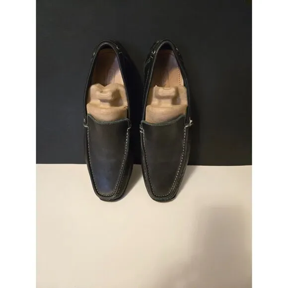 Coach &quot;Davin&quot; Black Leather Loafers Size 9.5D
