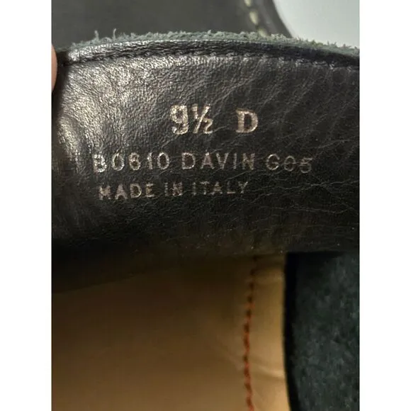 Coach &quot;Davin&quot; Black Leather Loafers Size 9.5D