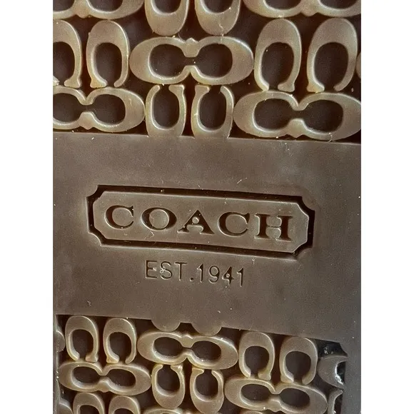 Coach Bonney Signiture Brown and Tan High Top Sneakers Retro Women's Size 6.5M