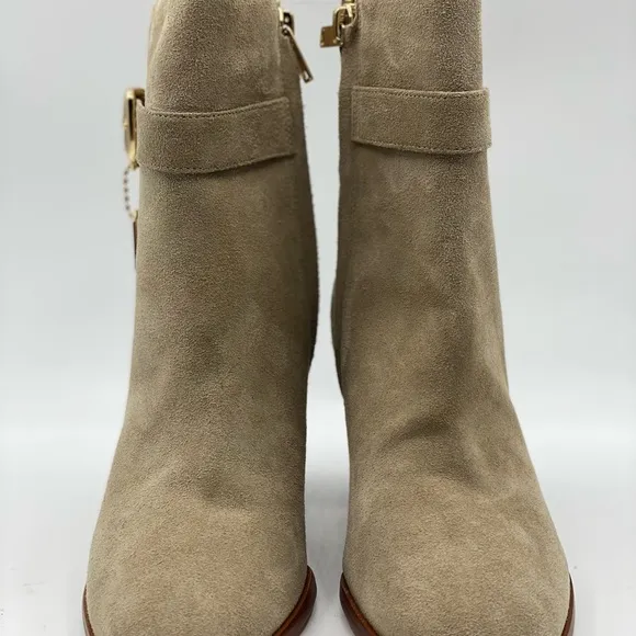 COACH‎ -Olivia Suede Bootie Women's Boots Oat