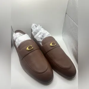 Coach Scultped C Logo Loafers