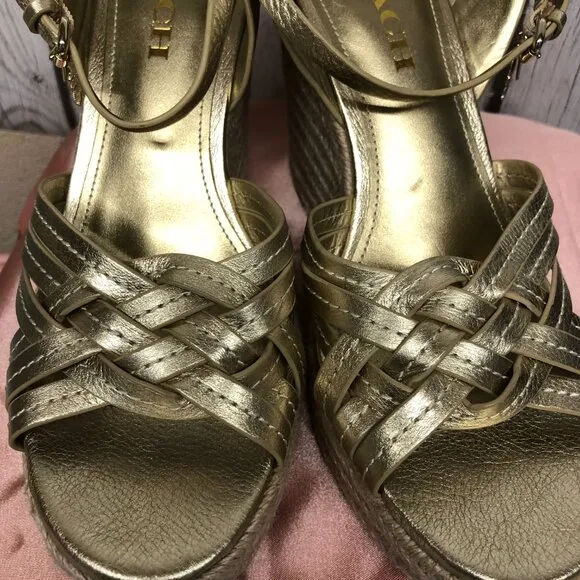 Coach Women's Dottie High-Heel Sandals Size 7.5 B