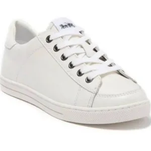 Coach Women's White Porter Leather Fashion Sneakers Size 9.5