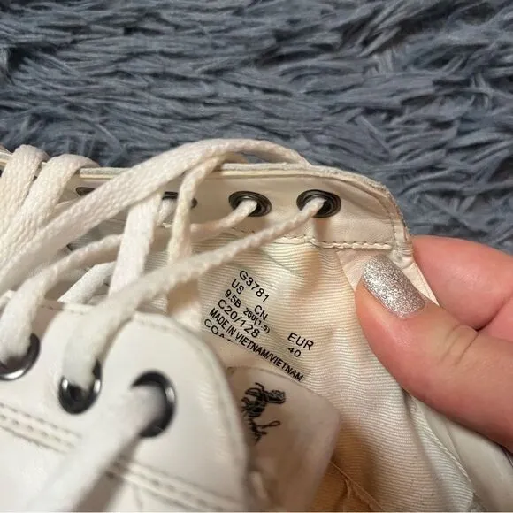Coach Women's White Porter Leather Fashion Sneakers Size 9.5