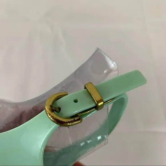 Coach Sandals Mint Green Phila Flat Flip Flops 7B