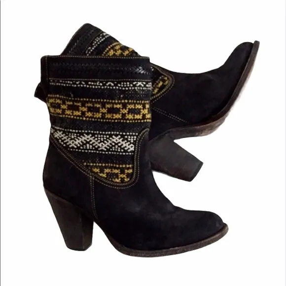 Cobra Society black Otto boots, sz 8