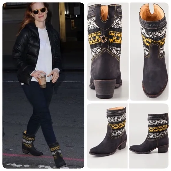 Cobra Society black Otto boots, sz 8