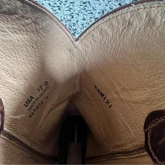 Cody James Cowboy Boots Classic Brown Leather Western BBM121 Men’s Size 12D
