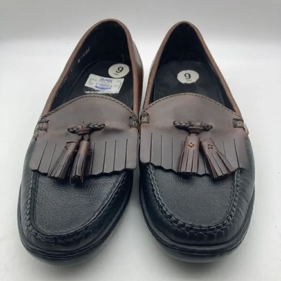 Cole Haan Black/Brown Leather Men’s Loafers Size 9