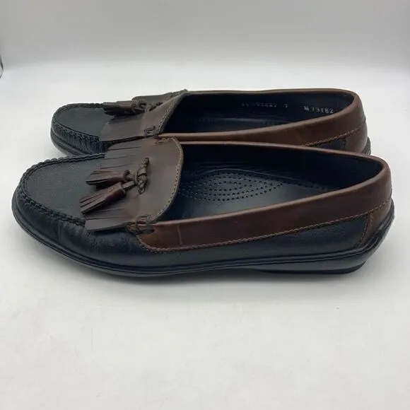 Cole Haan Black/Brown Leather Men’s Loafers Size 9