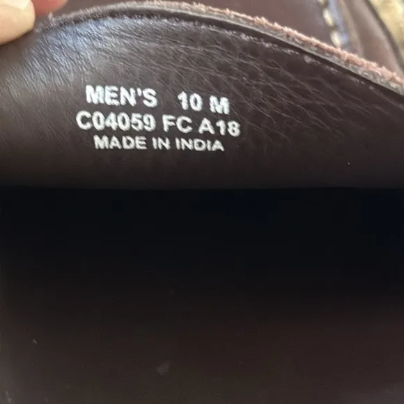 Cole Haan Brown Leather Slip-On Loafers Men’s 10 Comfort Casual Shoes