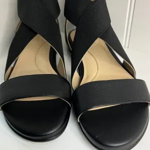 Cole Haan Grand Ambition Women's Mixed Media Flat Criss-Cross Sandals Size 6.5