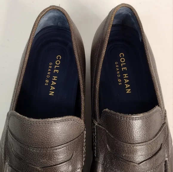 Cole Haan Grand Jefferson Leather Office Dress Penny Slip On Loafers Size 11