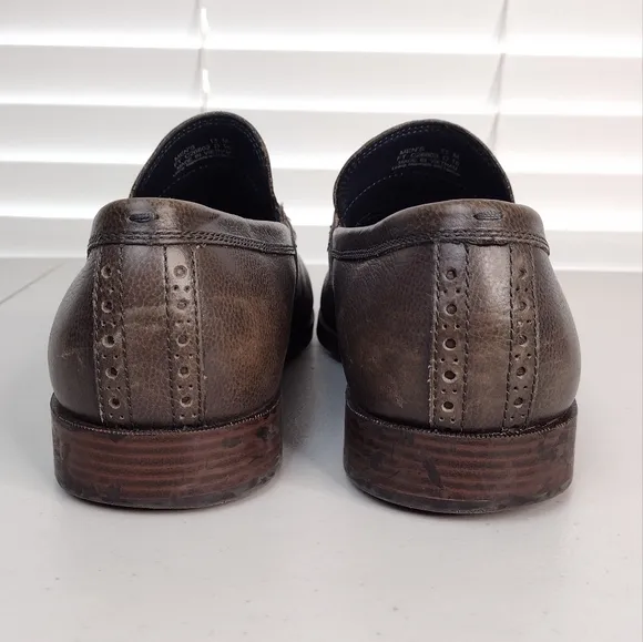 Cole Haan Grand Jefferson Leather Office Dress Penny Slip On Loafers Size 11