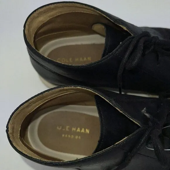 Cole Haan Grand OS Chukka Boots 11.5 Black Leather C24558