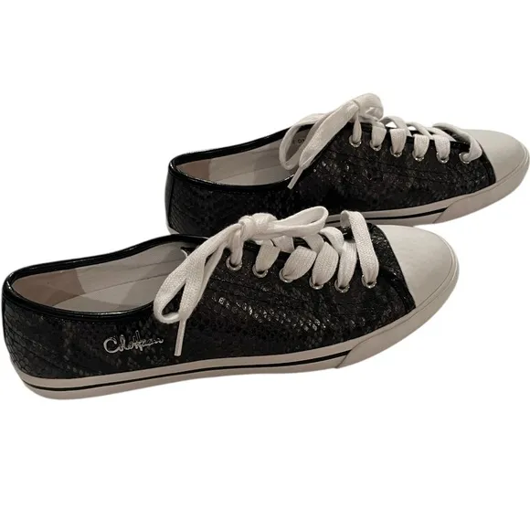 Cole Haan Laurie Air lace up snakeskin fashion sneakers 8