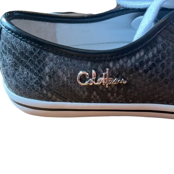 Cole Haan Laurie Air lace up snakeskin fashion sneakers 8