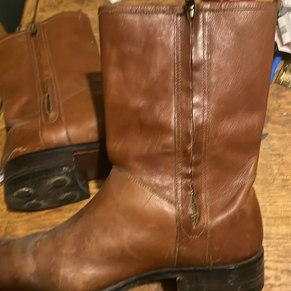 Cole Haan Leather zip Boots
