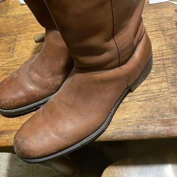 Cole Haan Leather zip Boots