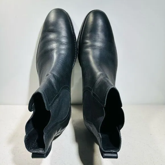 Cole Haan Mens 12 M Chelsea Boots Black Leather NikeAir