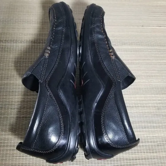 Cole Haan Mens 8.5 M Tucker Venetian Slip-On Loafers Black Leather Casual