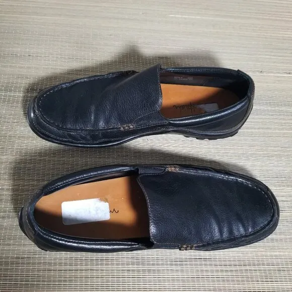 Cole Haan Mens 8.5 M Tucker Venetian Slip-On Loafers Black Leather Casual