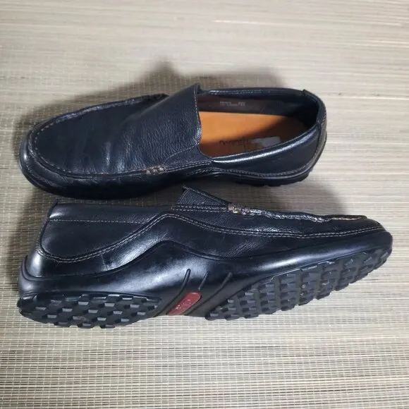Cole Haan Mens 8.5 M Tucker Venetian Slip-On Loafers Black Leather Casual
