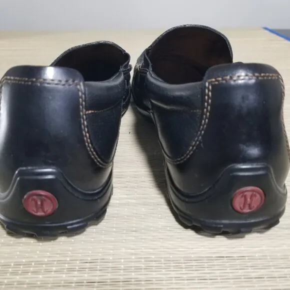 Cole Haan Mens 8.5 M Tucker Venetian Slip-On Loafers Black Leather Casual