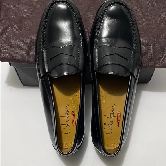 Cole Haan Men's Black Penny Pinch Loafers Sz 9M