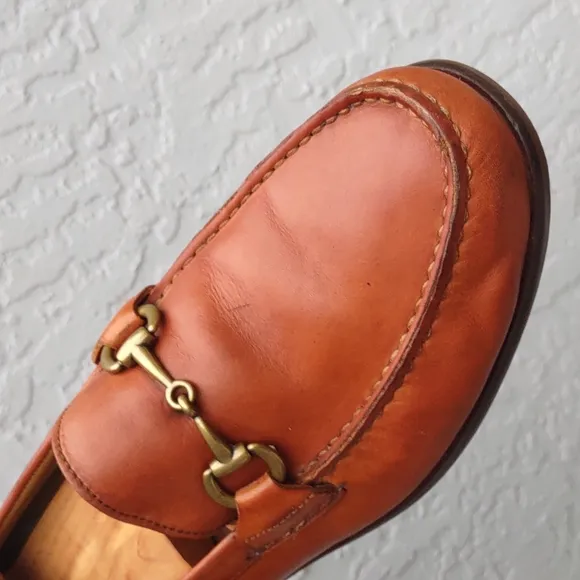 Cole Haan Men's Brown Leather Fairmont Bit Loafers Size 8.5M C13840