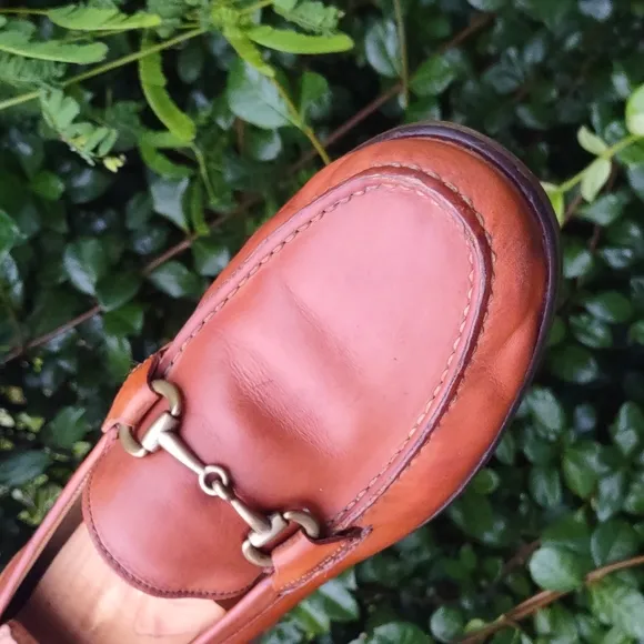 Cole Haan Men's Brown Leather Fairmont Bit Loafers Size 8.5M C13840