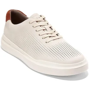 Cole Haan Mens Grandpro Rally Ivory Laser Cut Casual And Fashion Sneakers New