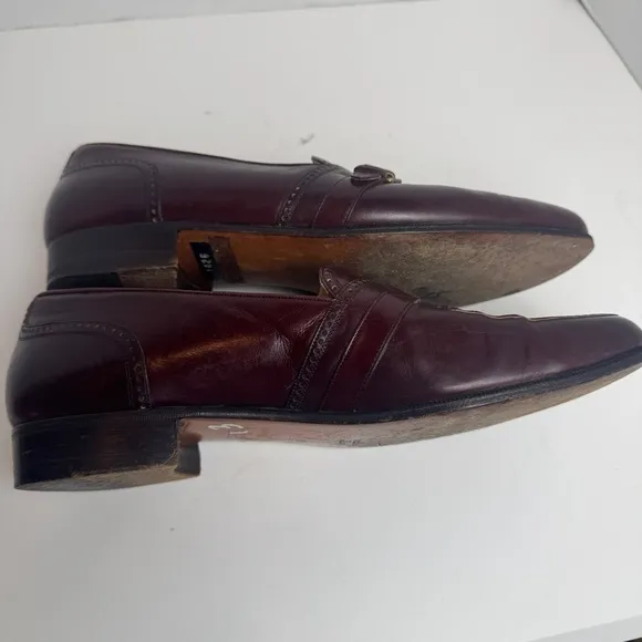 Cole Haan mens loafers 8 Italian leather made in Italy Vintage