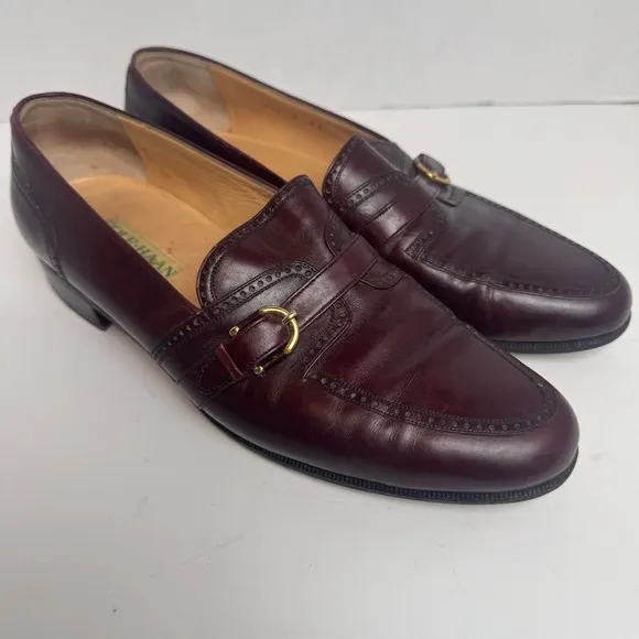 Cole Haan mens loafers 8 Italian leather made in Italy Vintage