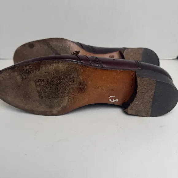 Cole Haan mens loafers 8 Italian leather made in Italy Vintage