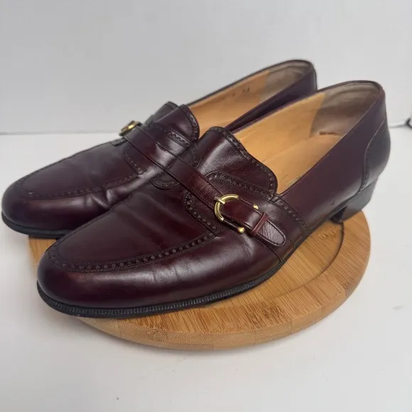 Cole Haan mens loafers 8 Italian leather made in Italy Vintage